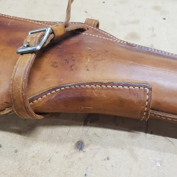 Hunter 'Gunlock' Leather Rifle Scabbard - Style 412 26 - Picture 11 of 16